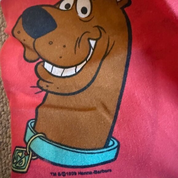 Vintage 1999 Scooby Doo Twin Sheet Set Flat/Fitted/Pillowcase Hanna Barbera 3pc - Picture 5 of 5
